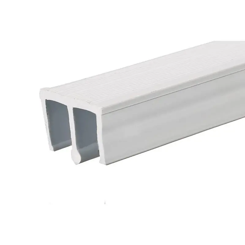 Showcase Upper Track For Sliding Glass Or Wood Panels – Compatible With 3/16-Inch Material 1