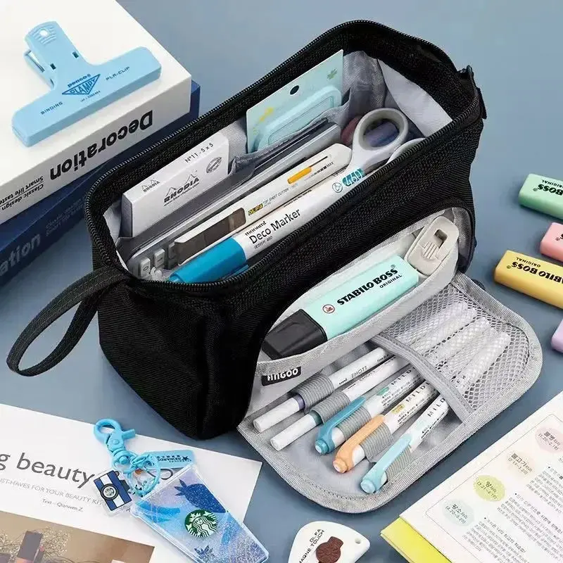 Spacious Kawaii Pencil Case – Durable Student Pen Bag For School Supplies, Cosmetics Or Travel Essentials 6