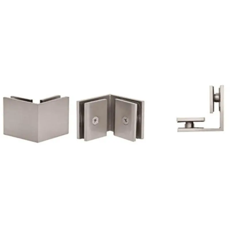 Square 90° Glass-To-Glass Corner Clamp 1