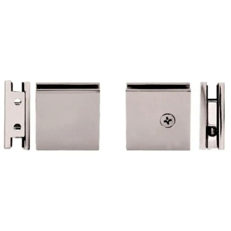 Square Notch-In-Glass Fixed Panel U-Clamp 1