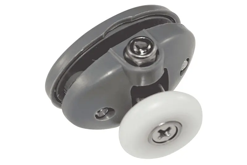 Talen Neo-Round Shower Door Top Roller – Gray Replacement Assembly 1