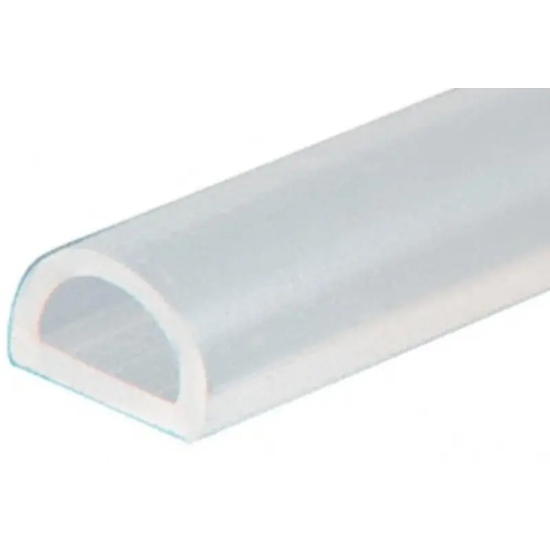 Translucent Silicone Bulb Seal – Pre-Taped Shower Door Edge Gasket 1