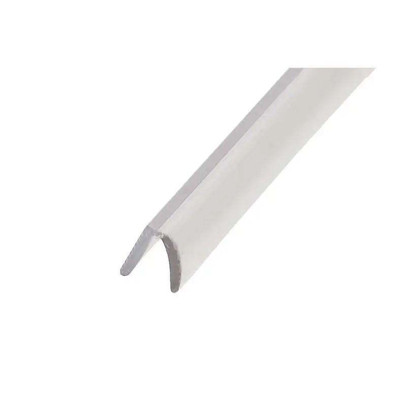 Translucent Vinyl V-Shaped Edge Seal For Shower Doors 1