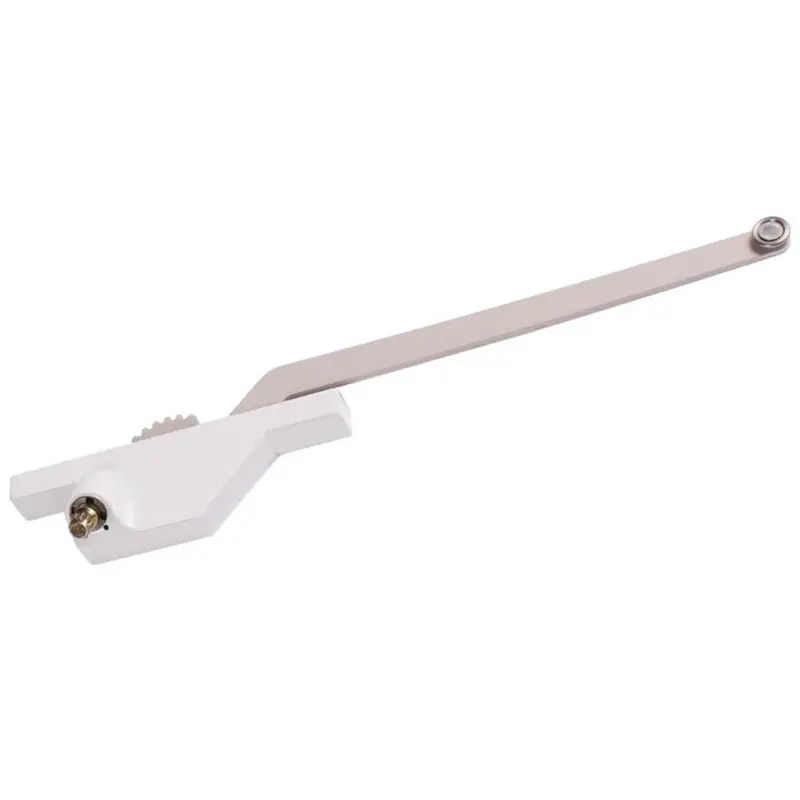 Truth Hardware 13-1/2 In Left-Hand Rear-Mount Casement Window Operator – White Crank Mechanism 1