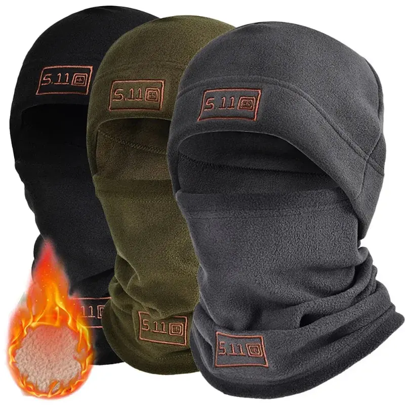 Unisex Polar Fleece Balaclava – Winter Windproof Cycling Cap With Integrated Scarf And Ear Coverage 1