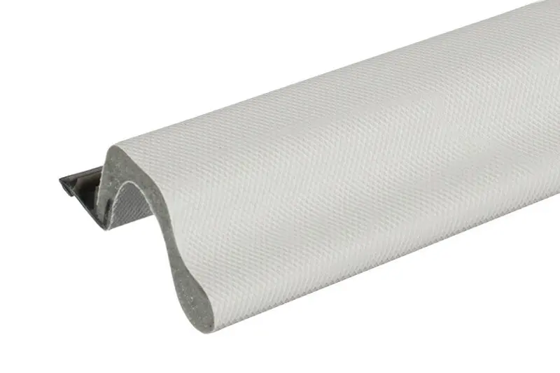 White Kerf-Mounted Extended-Reach Weatherseal For Exterior Doors 1