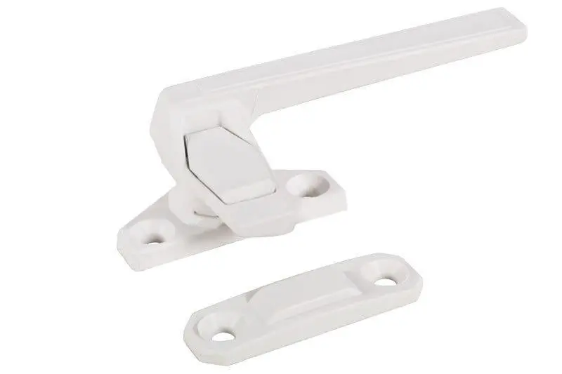 White Right-Hand Cam Handle With Matching Keeper For Windows 1