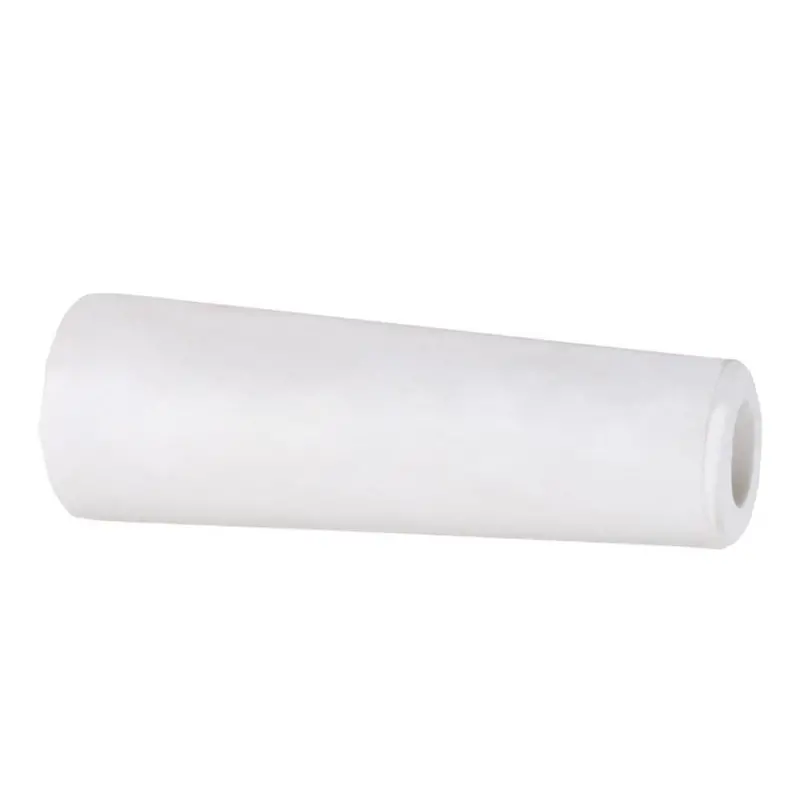 White Rubber Sliding Glass Door Bumper – 2.625-Inch Safety Stop With Mounting Screws 1