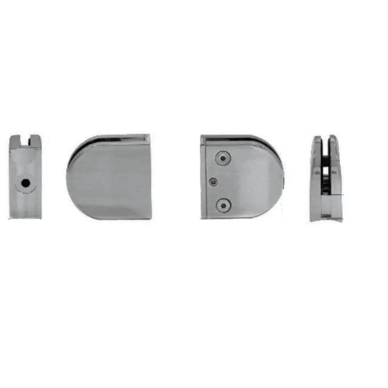 Z-Series Round Radius-Base Zinc Clamp For 1/2" Glass 1