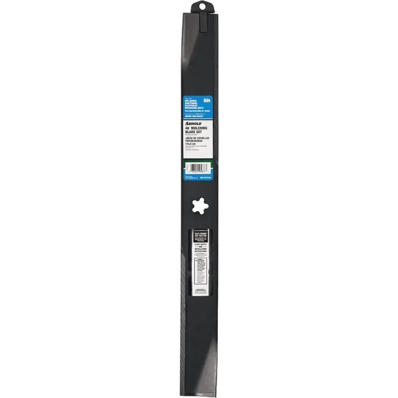Arnold Tractor Mulching Mower Blade Set – 46" Width, Precision Balanced 1