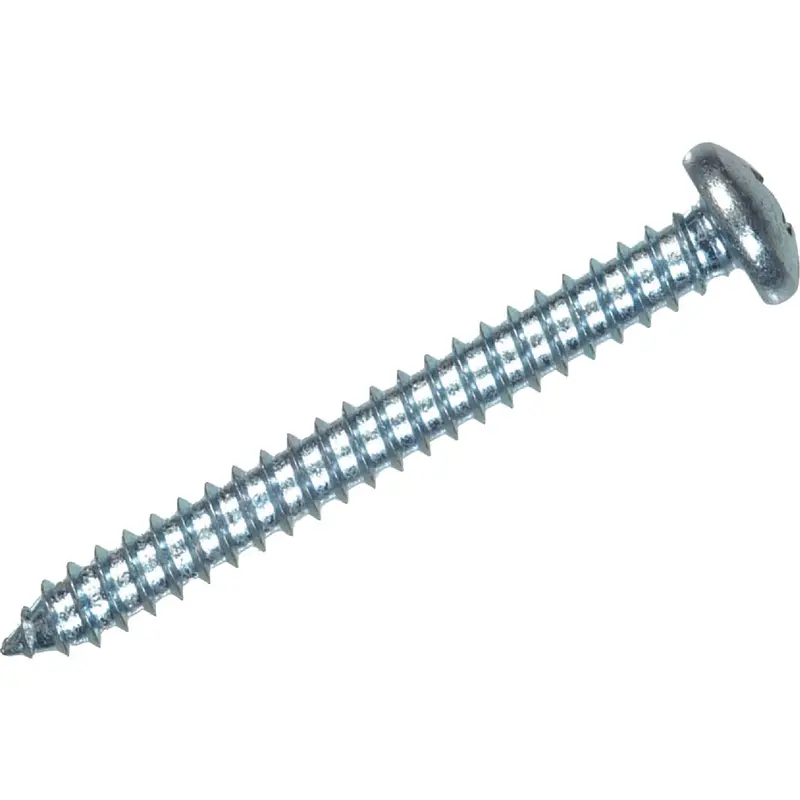 Hillman #10 X 1-1/4" Phillips Pan Head Zinc-Coated Sheet Metal Screws (8-Pack) 1
