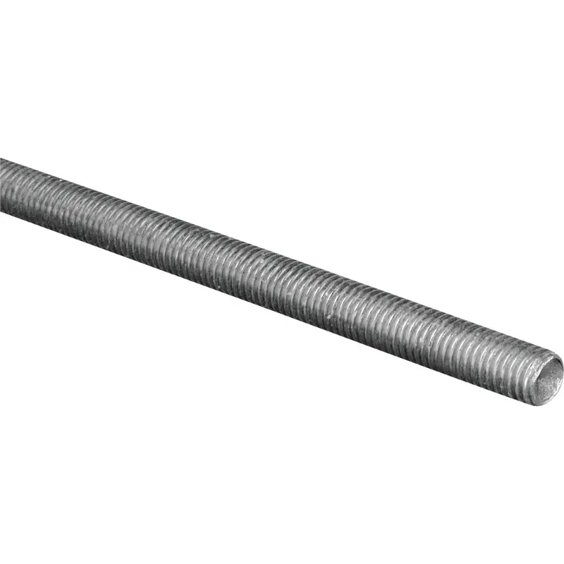 Hillman Steelworks Threaded Rod – 7/16" Diameter × 1 Foot Length 1