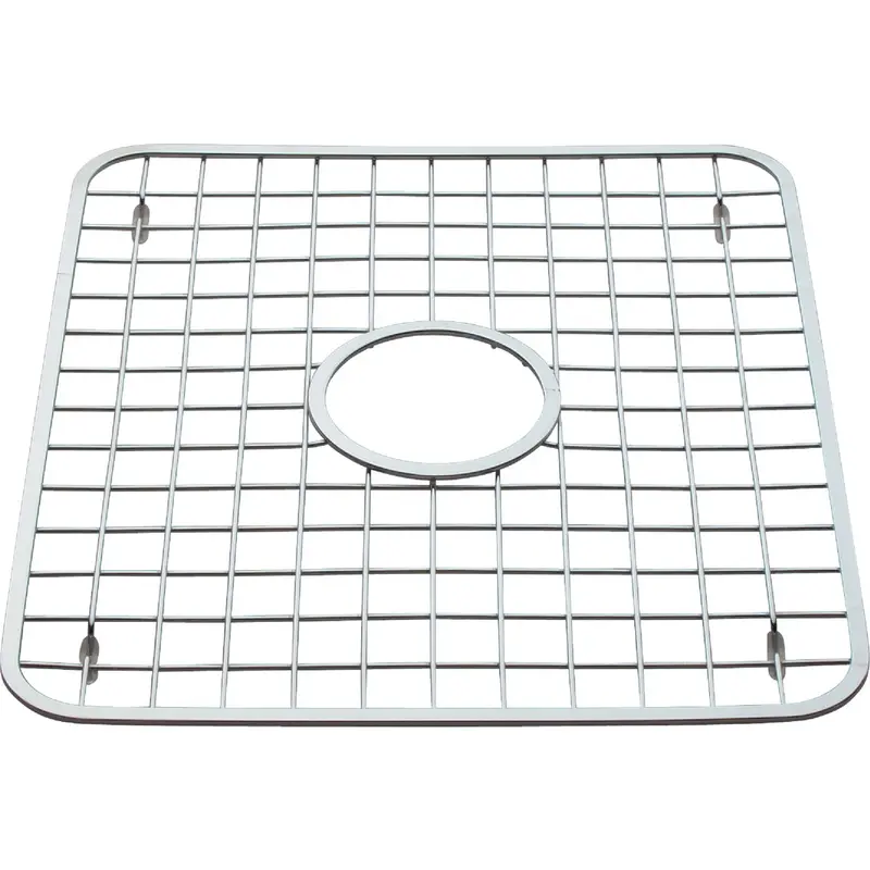 Interdesign Aria Sink Rack Grid – 12-3/4" X 11", Stainless Steel Drain Protector 1