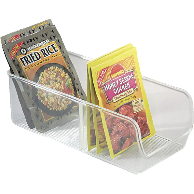 Interdesign Linus Clear Stackable Storage Tray For Organized Spaces 1
