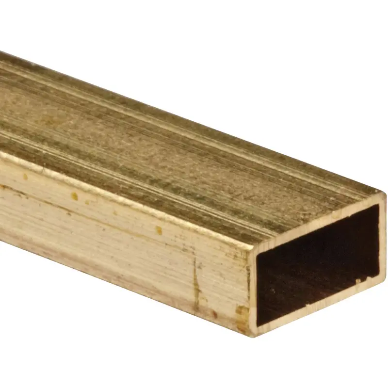 K&S Rectangular Brass Tube – 1/8" × 1/4" × 12", Precision Extruded 1